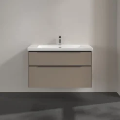 V&b subway 3.0 servantskap 97x57 taupe håndtak i volcano black