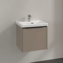 V&b subway 3.0 servantskap 47x42 taupe håndtak i volcano black
