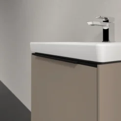V&b subway 3.0 servantskap 47x42 taupe håndtak i volcano black
