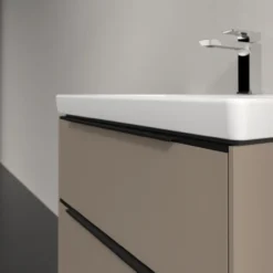 V&b subway 3.0 servantskap 62x57 taupe håndtak i volcano black