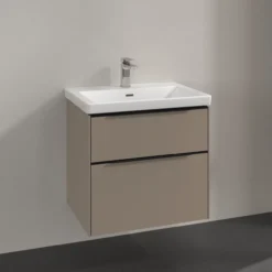 V&b subway 3.0 servantskap 62x57 taupe håndtak i volcano black