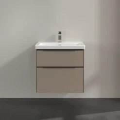 V&b subway 3.0 servantskap 62x57 taupe håndtak i volcano black