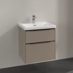V&b subway 3.0 servantskap 57x47 taupe håndtak i volcano black