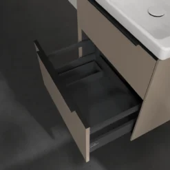 V&b subway 3.0 servantskap 57x47 taupe håndtak i volcano black
