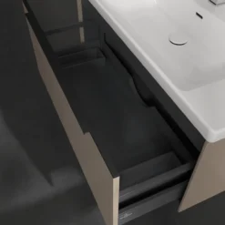 V&b subway 3.0 servantskap 97x42 taupe håndtak i volcano black
