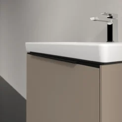 V&b subway 3.0 servantskap 57x42 taupe håndtak i volcano black