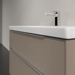 V&b subway 3.0 servantskap 97x57 taupe m/lys håndtak i krom