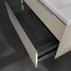 V&b subway 3.0 servantskap 97x57 taupe m/lys håndtak i krom