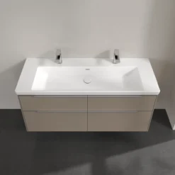 V&b subway 3.0 servantskap 127x57 taupe m/lys håndtak i krom