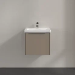 V&b subway 3.0 servantskap 47x42 taupe m/lys håndtak i krom