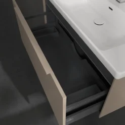 V&b subway 3.0 servantskap 97x42 taupe m/lys håndtak i møbelets farge
