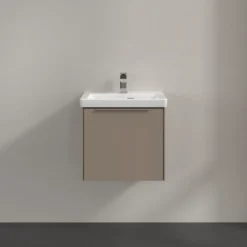 V&b subway 3.0 servantskap 47x42 taupe m/lys håndtak i møbelets farge