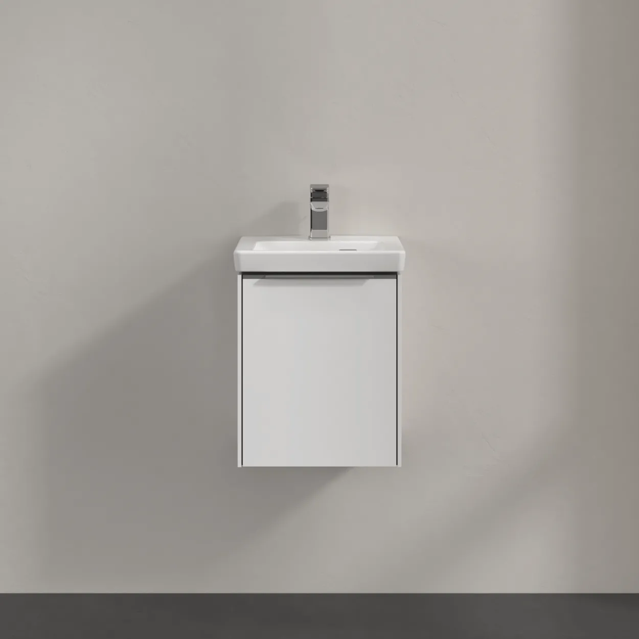 V&b subway 3.0 servantskap 35x42 venstre brilliant white håndtak i krom
