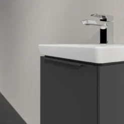 V&b subway 3.0 servantskap 35x42 venstre graphite håndtak i møbelets farge
