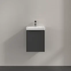 V&b subway 3.0 servantskap 35x42 venstre graphite håndtak i møbelets farge