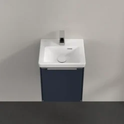 V&b subway 3.0 servantskap 35x42 venstre marine blue håndtak i krom