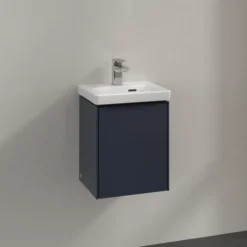 V&b subway 3.0 servantskap 35x42 venstre marine blue håndtak i volcano black