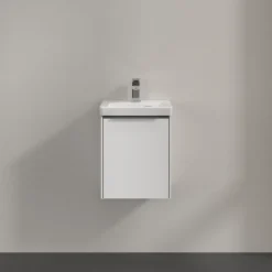 V&b subway 3.0 servantskap 35x42 venstre pure white håndtak i krom