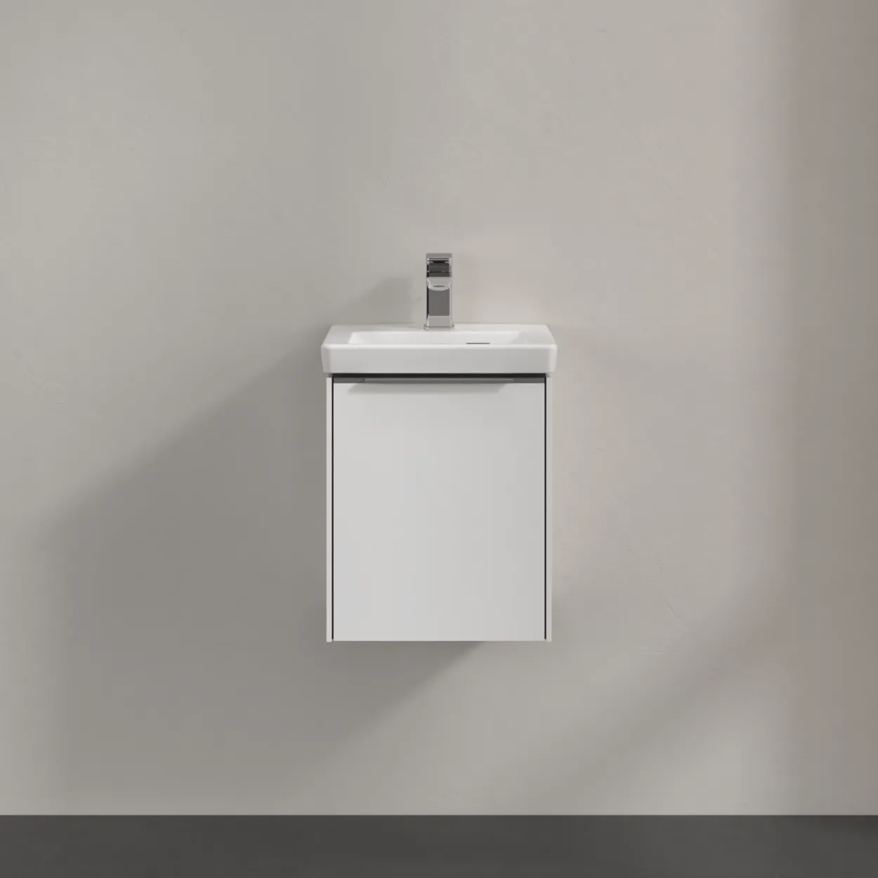 V&b subway 3.0 servantskap 35x42 venstre pure white håndtak i krom