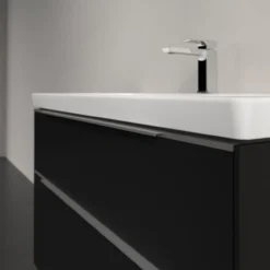 V&b subway 3.0 servantskap 97x57 volcano black håndtak i krom