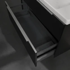 V&b subway 3.0 servantskap 97x57 volcano black håndtak i krom