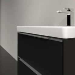 V&b subway 3.0 servantskap 57x47 volcano black håndtak i krom