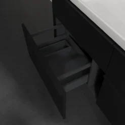 V&b subway 3.0 servantskap 127x57 volcano black håndtak i møbelets farge