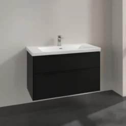 V&b subway 3.0 servantskap 97x57 volcano black håndtak i møbelets farge
