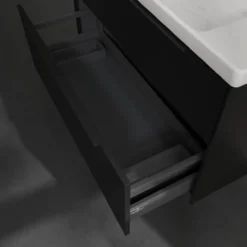 V&b subway 3.0 servantskap 97x57 volcano black håndtak i møbelets farge