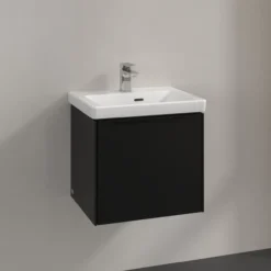 V&b subway 3.0 servantskap 47x42 volcano black håndtak i møbelets farge