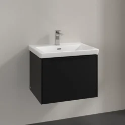 V&b subway 3.0 servantskap 57x42 volcano black håndtak i møbelets farge