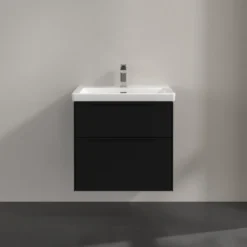 V&b subway 3.0 servantskap 62x57 volcano black m/lys håndtak i møbelets farge