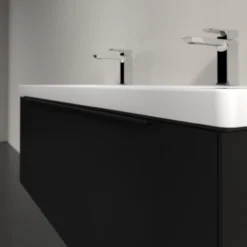 V&b subway 3.0 servantskap 127x42 volcano black m/lys håndtak i møbelets farge