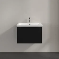 V&b subway 3.0 servantskap 66x42 volcano black m/lys håndtak i møbelets farge