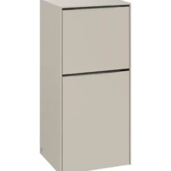 V&b subway 3.0 sideskap 40x86 høyre cashmere grey håndtak i møbelets farge