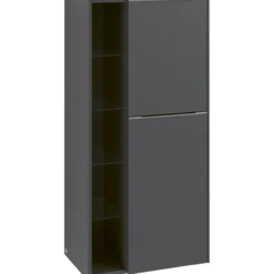 V&b subway 3.0 sideskap 57x120 høyre graphite håndtak i møbelets farge