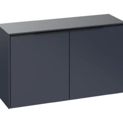 V&b subway 3.0 sideskap 80x42 marine blue håndtak i volcano black