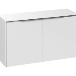 V&b subway 3.0 sideskap 80x42 pure white håndtak i krom
