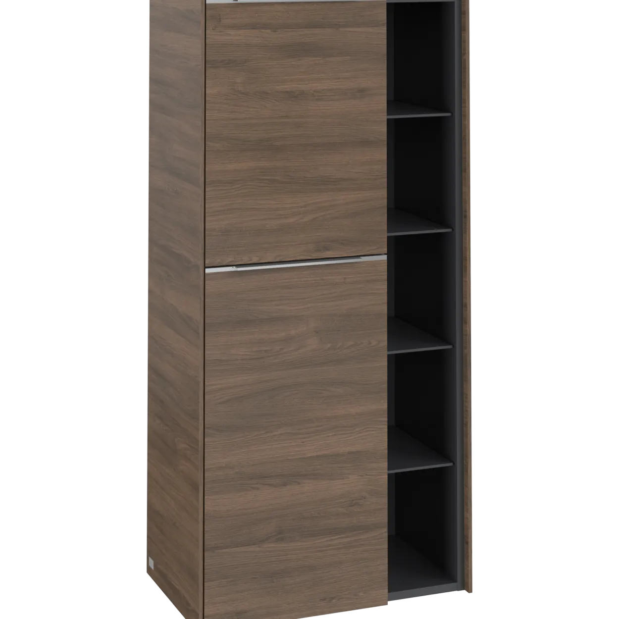 V&b subway 3.0 sideskap 57x120 venstre arizona oak håndtak i krom