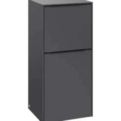 V&b subway 3.0 sideskap 40x86 venstre black graphite håndtak i volcano