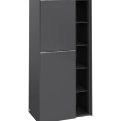 V&b subway 3.0 sideskap 57x120 venstre graphite håndtak i krom