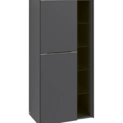 V&b subway 3.0 sideskap 57x120 venstre graphite håndtak i møbelets farge