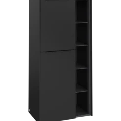 V&b subway 3.0 sideskap 57x120 venstre volcano black håndtak i møbelets farge