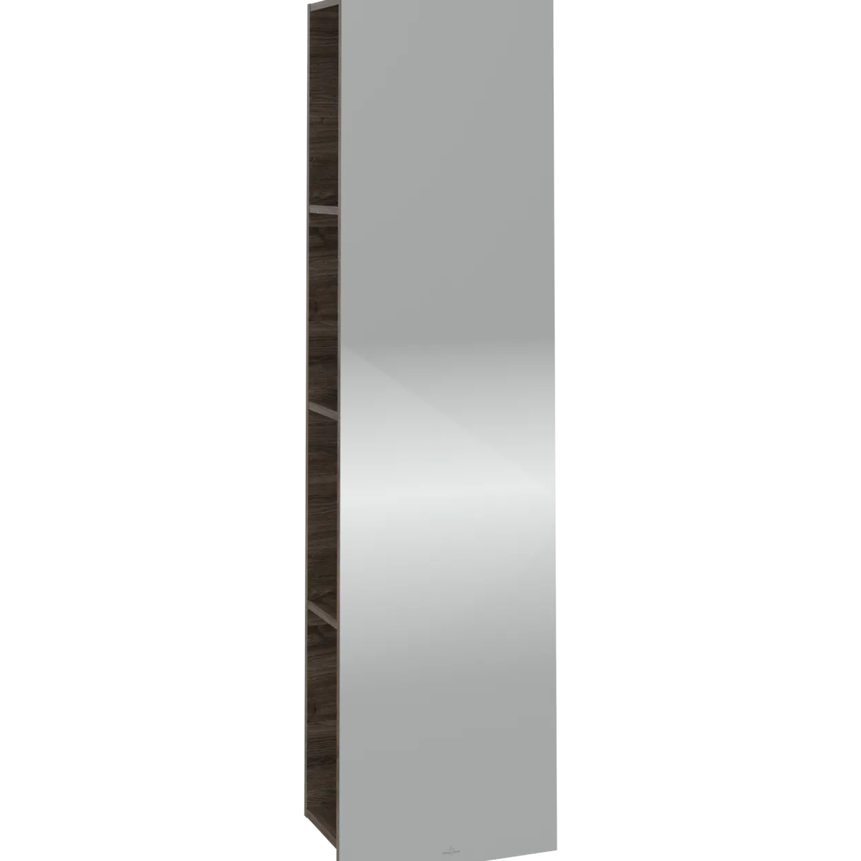 V&b subway 3.0 speilhylle 40x171 venstre stone oak håndtak i krom
