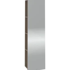 V&b subway 3.0 speilhylle 40x171 venstre taupe håndtak i krom