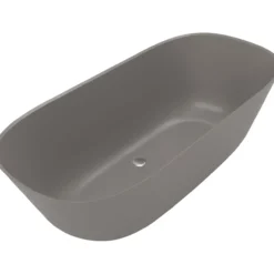 V&b theano frittstående badekar 170x75 grey