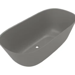 V&b theano frittstående badekar 155x75 grey