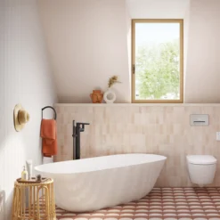 V&b theano frittstående badekar 170x75 hvit alpin