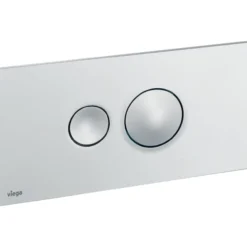 Viega betjeningsplate visign for style10 hvit vannrett montering