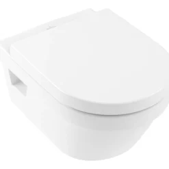 Villeroy & boch architectura oval veggskål m/sete & åpen spylekant, hvit alpin